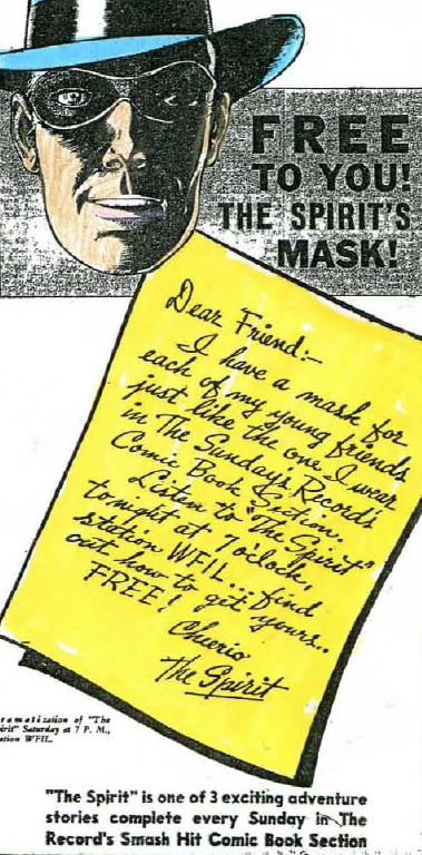 The Spirit's Mask advertisement