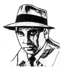 Jack Webb drawing by Bobb Lynes