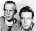 Raymond Massey and Richard Chamberlain